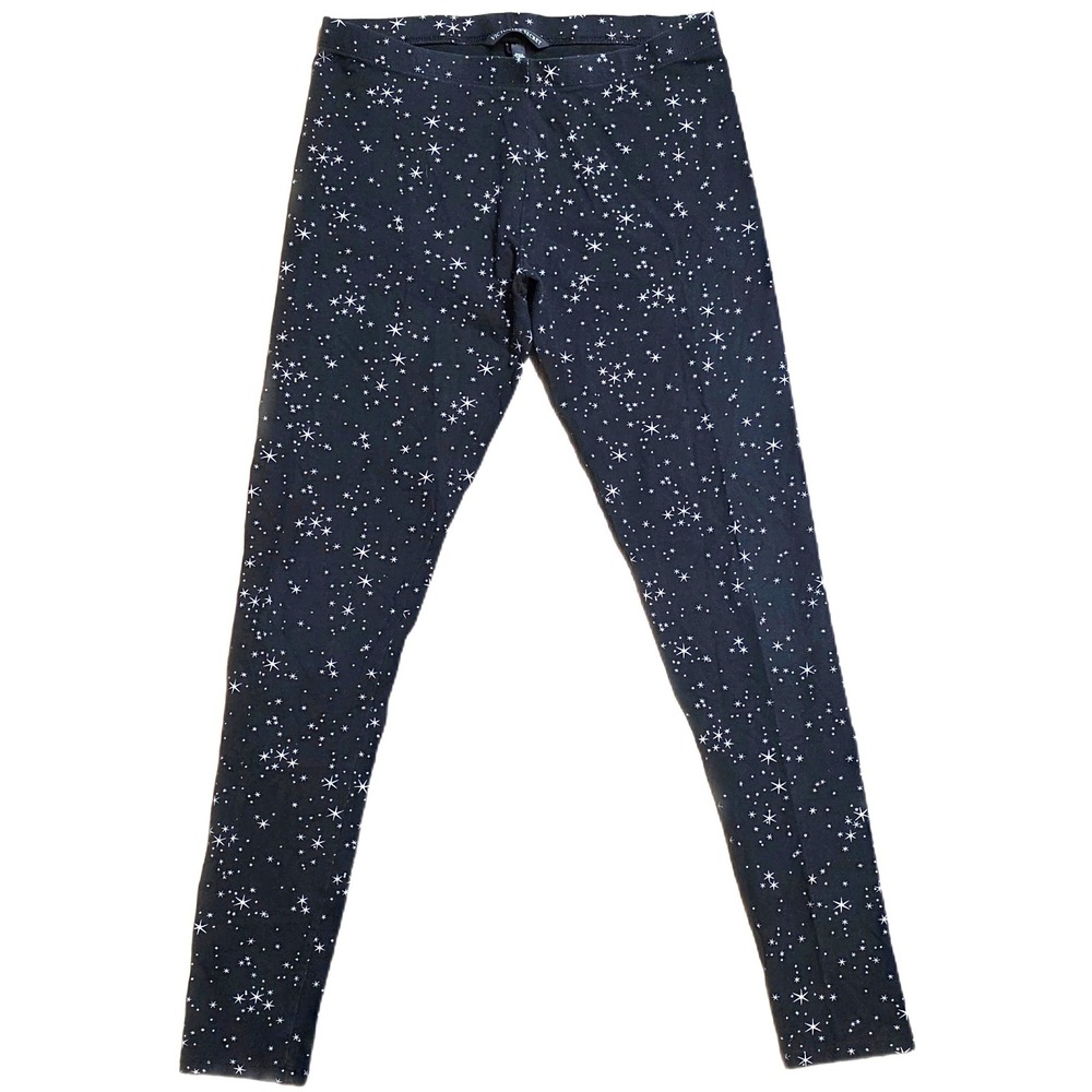 Victoria's Secret Leggings Lounge Pants Size S Black Star Print